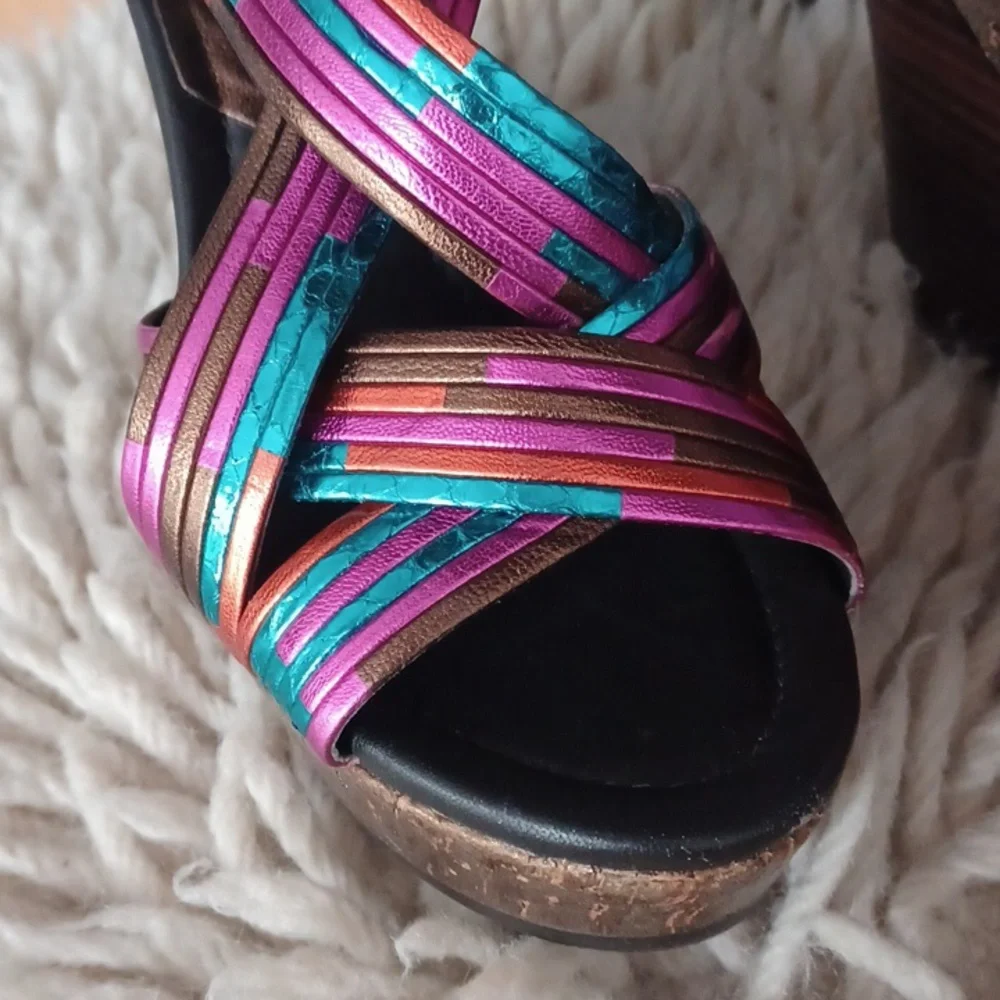 Donald J Pliner wedge sandals